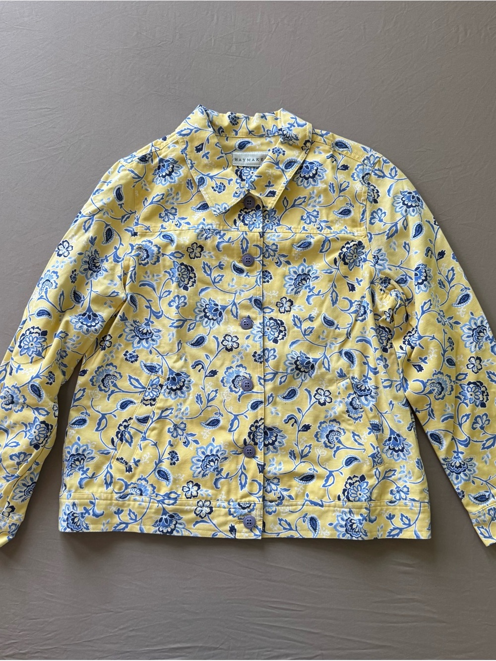 Vintage Haymaker Cotton Floral Shirt Jacket - Picture 4 of 8